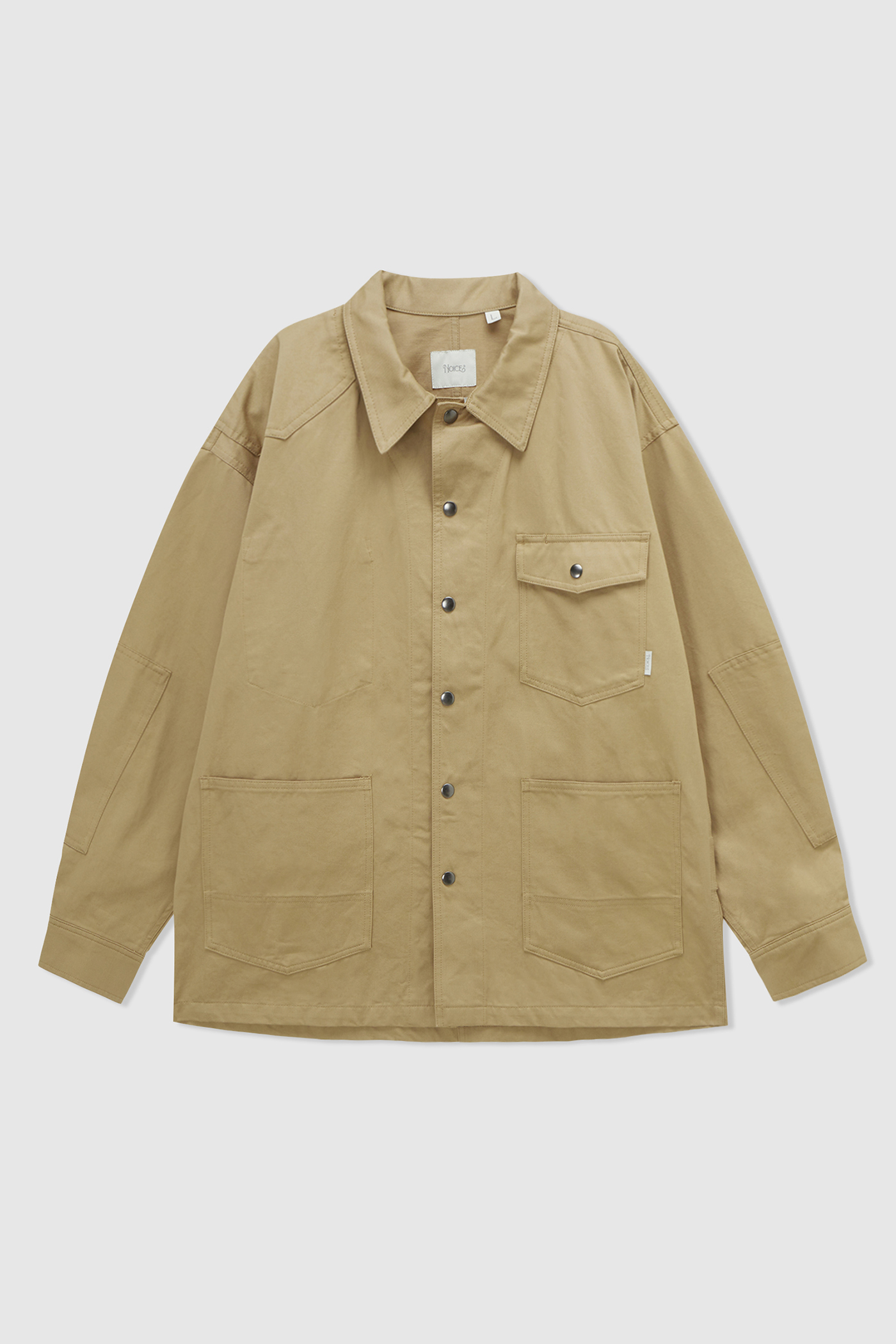 COVERALL TWILL JACKET BEIGE